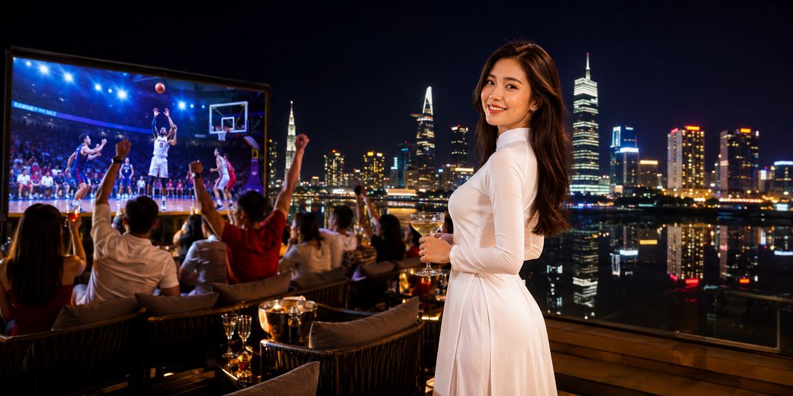 Người chơi cá cược bóng rổ tại TP. Hồ Chí Minh qua nền tảng 659 trong trang phục áo dài truyền thống