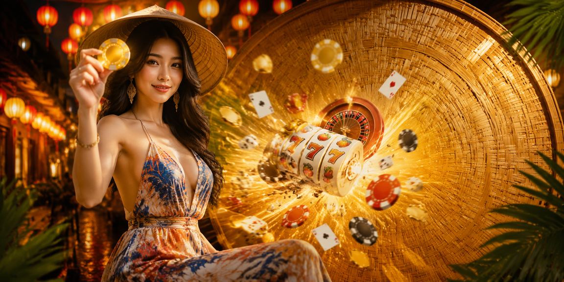 Người dùng tra cứu FAQ 659 trên điện thoại tại Huế với nón lá truyền thống