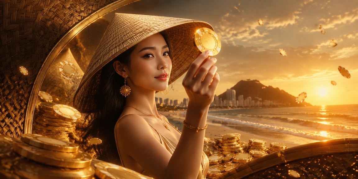 Không khí cá cược sôi động tại Vũng Tàu với hình ảnh nón lá truyền thống